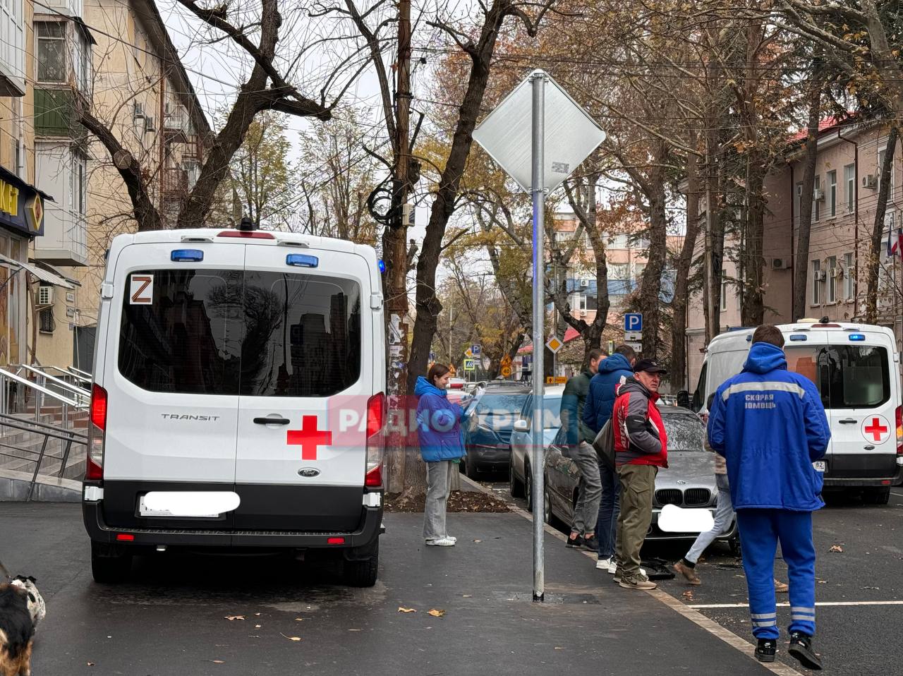 В Симферополе ГАЗель въехала в «скорую» (ВИДЕО)
