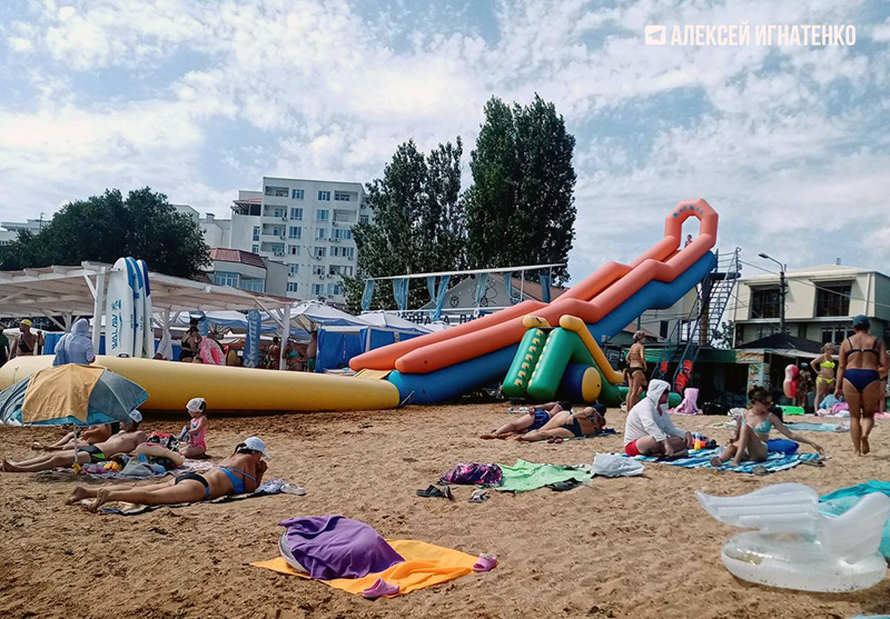 В Феодосии снова выявлены аттракционы влекущие угрозу жизни и здоровью детей