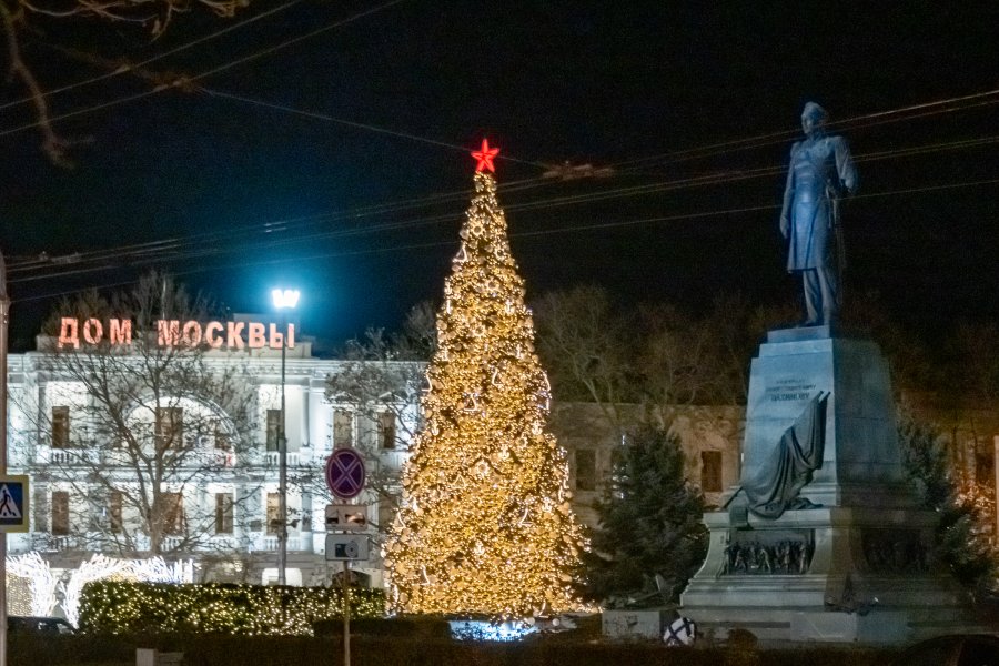 Как выглядит главная городская елка Севастополя (ФОТО)