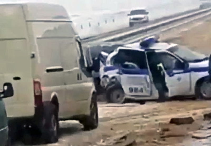 Два автоинспектора пострадали в ДТП в Белогорском районе Крыма