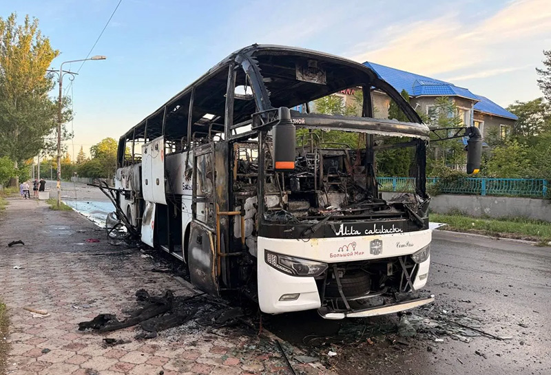 ВСУ нанесли удар по рейсовому автобусу «Москва — Симферополь»: есть погибшие и раненые