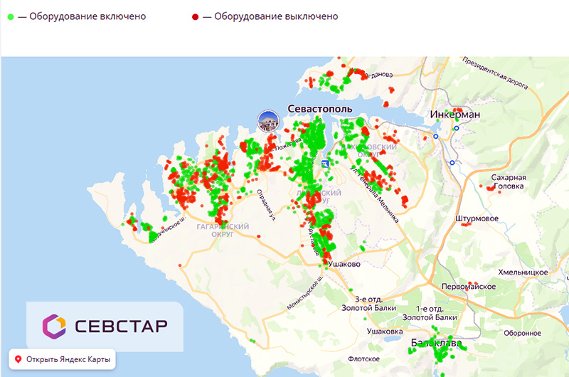 Часть Севастополя осталась без света, город переходит на отключения по графику