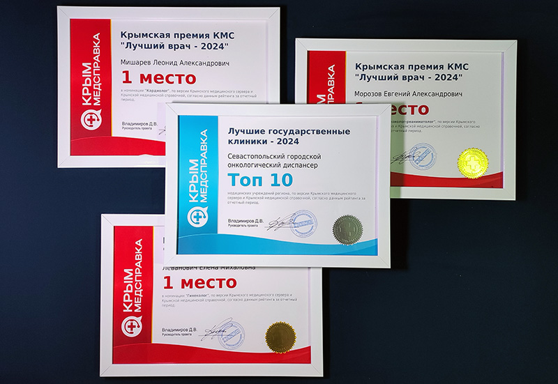 Определены победители и лауреаты Крымской медицинской премии