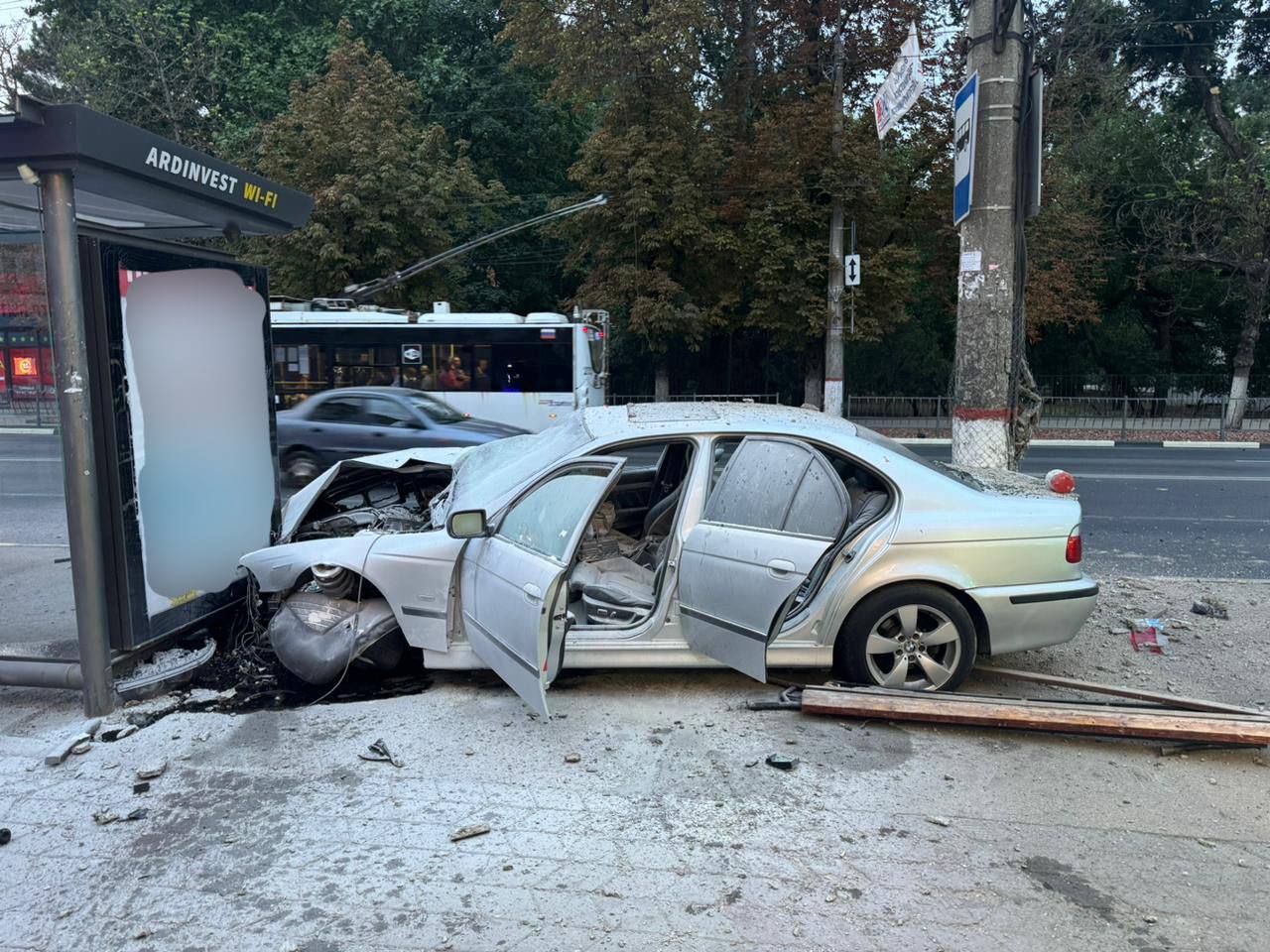 Госавтоинспекция проводит проверку по факту утреннего ДТП в Симферополе