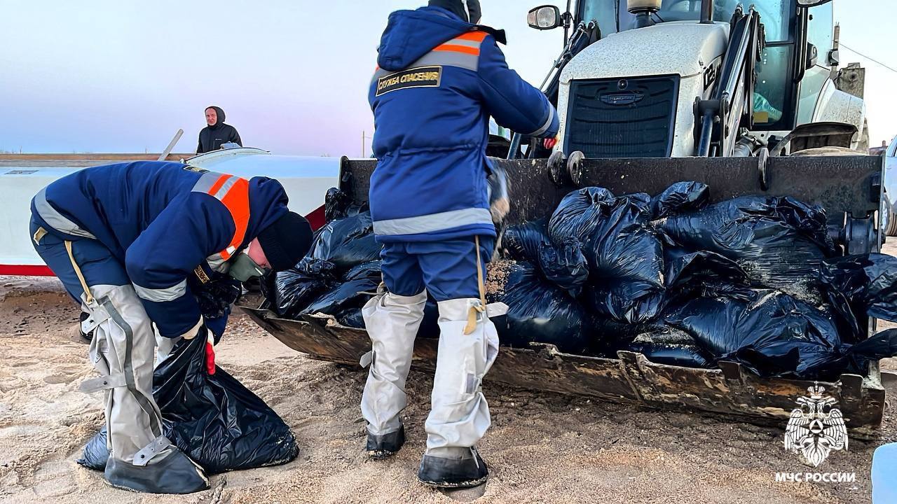 Глава МЧС сформировал федеральный штаб по ликвидации разлива мазута в Черном море