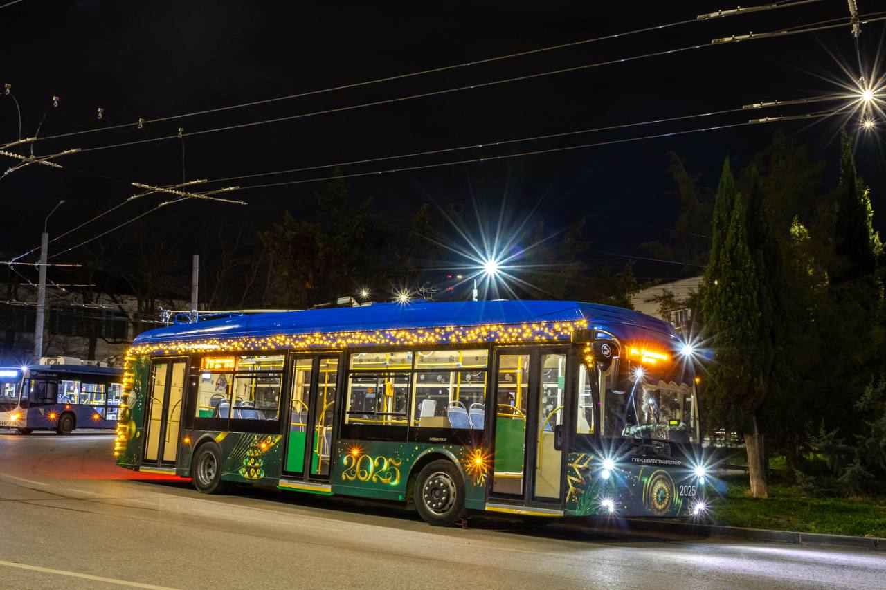 График работы общественного транспорта Севастополя в новогоднюю ночь (ФОТО)
