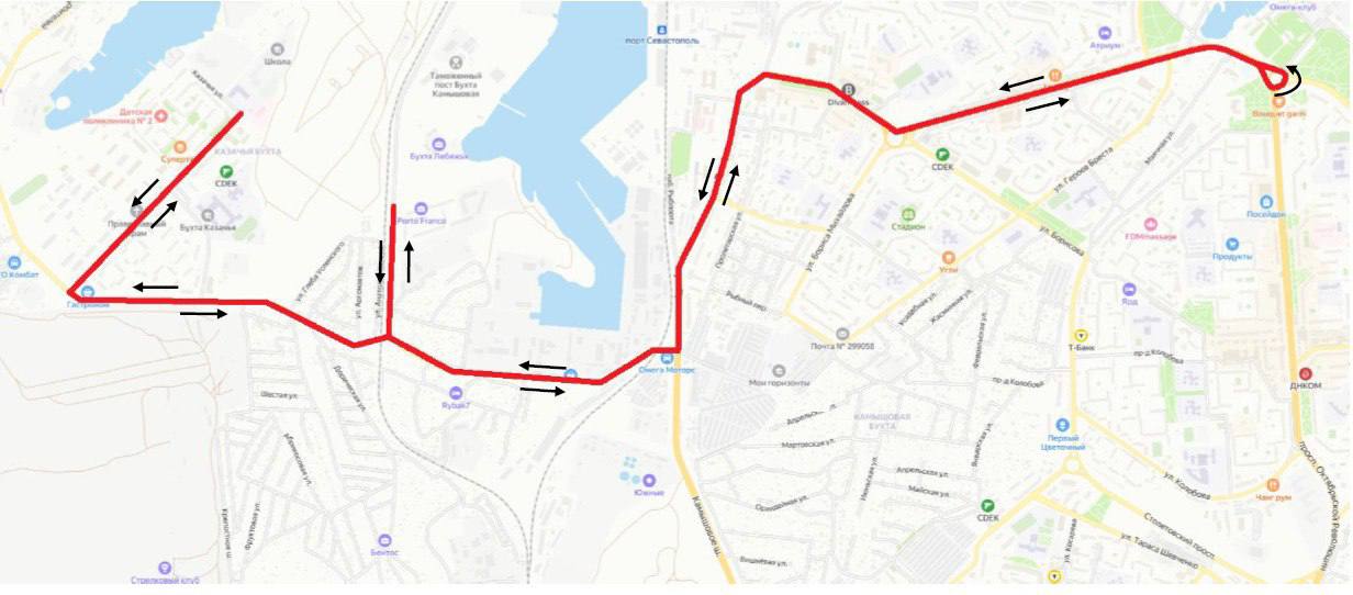 В Севастополе запускают новый маршрут общественного транспорта