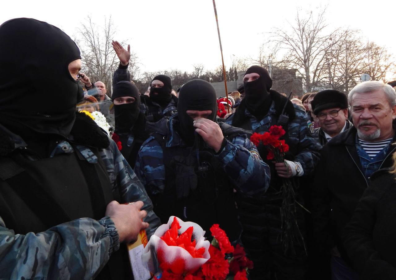 В Севастополе вспоминают возвращение «Беркута» в 2014 году