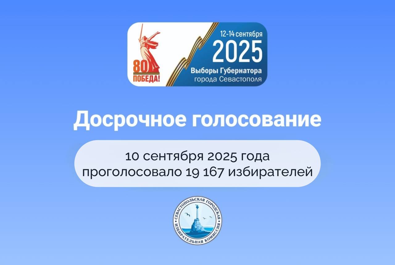 Больше ста тысяч севастопольцев уже проголосовали на губернаторских выборах в рамках досрочного голосования