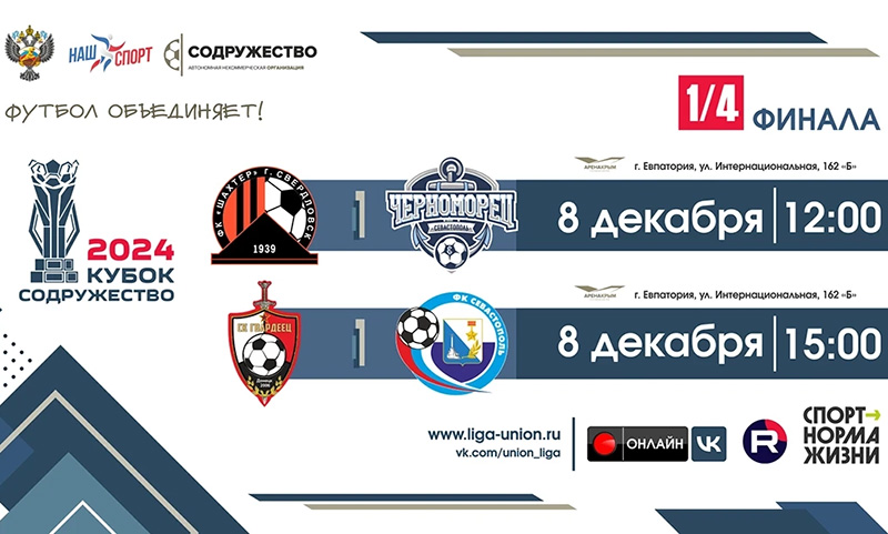 Определились два первых полуфиналиста Кубка «Содружество»