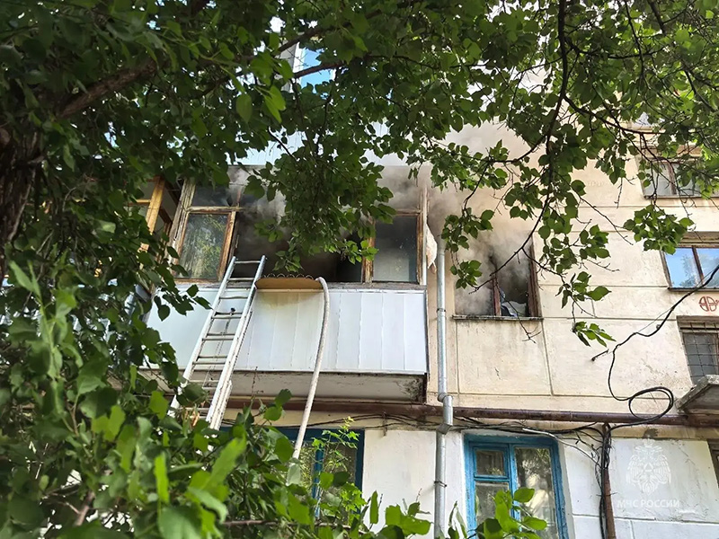 В Феодосии на пожаре погиб человек