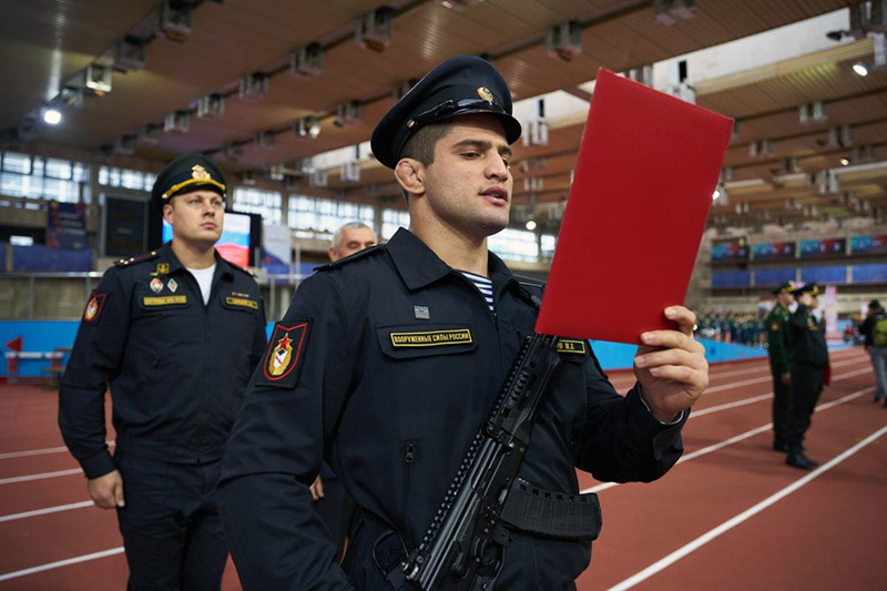 Ряды севастопольской спортроты ЦСКА пополнили 33 новобранца