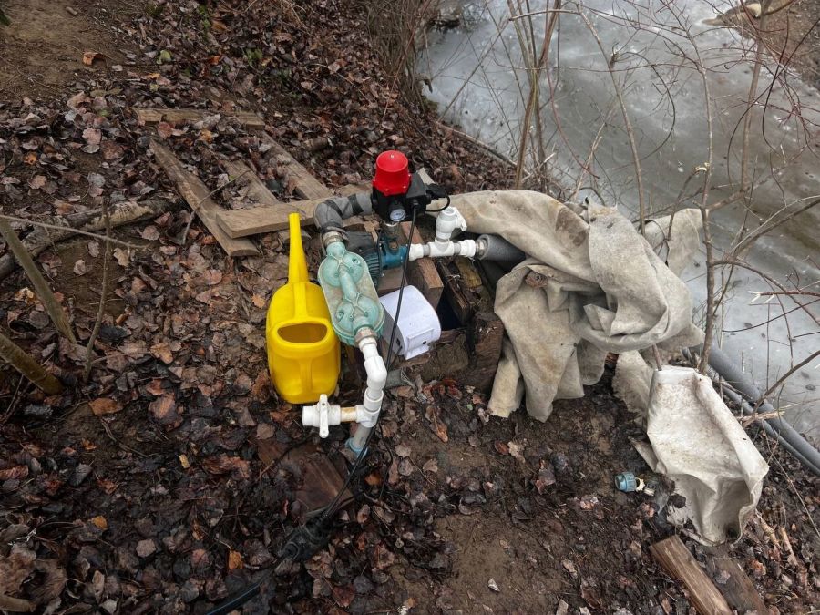 Незаконный водозабор выявили на реке Бельбек