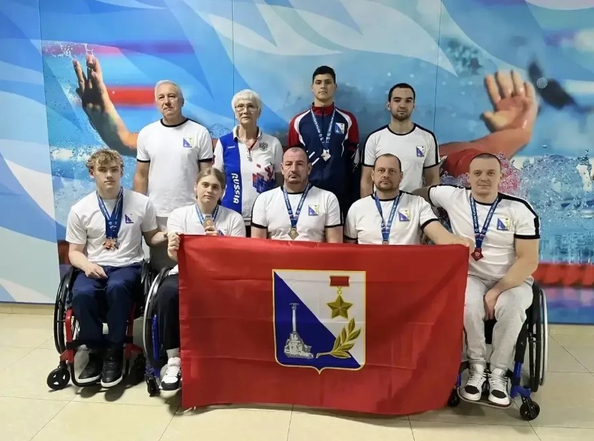Севастопольские спортсмены завоевали шесть медалей на чемпионате России по плаванию среди лиц с ПОДА