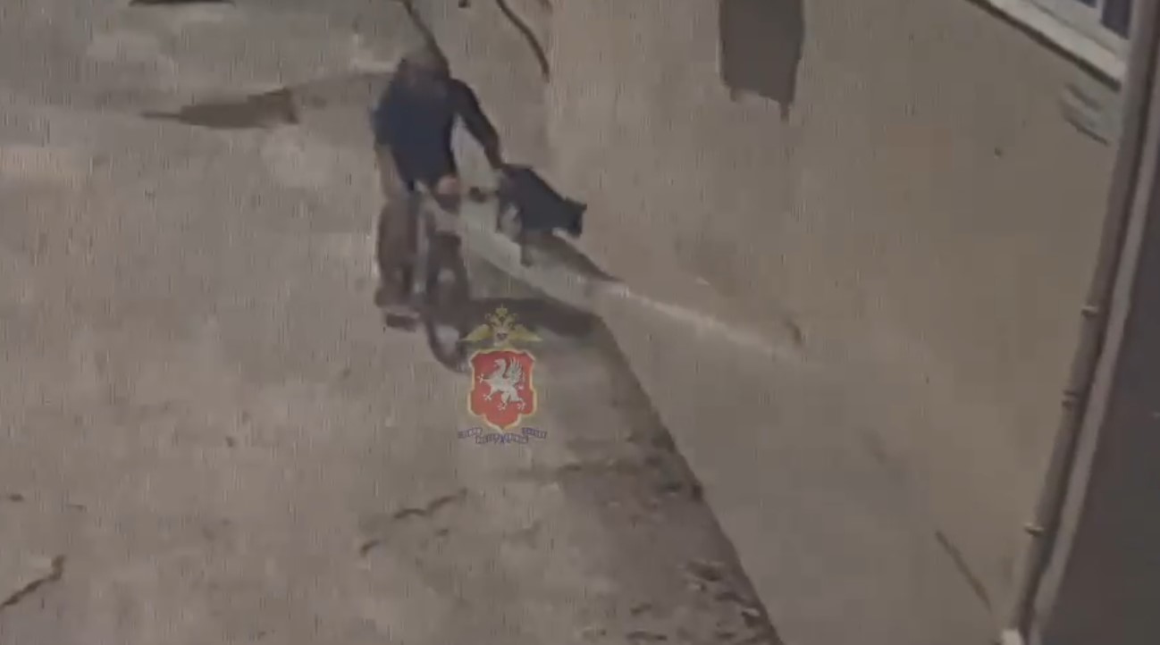 Севастополец вернулся с прогулки с чужим велосипедом (ВИДЕО)