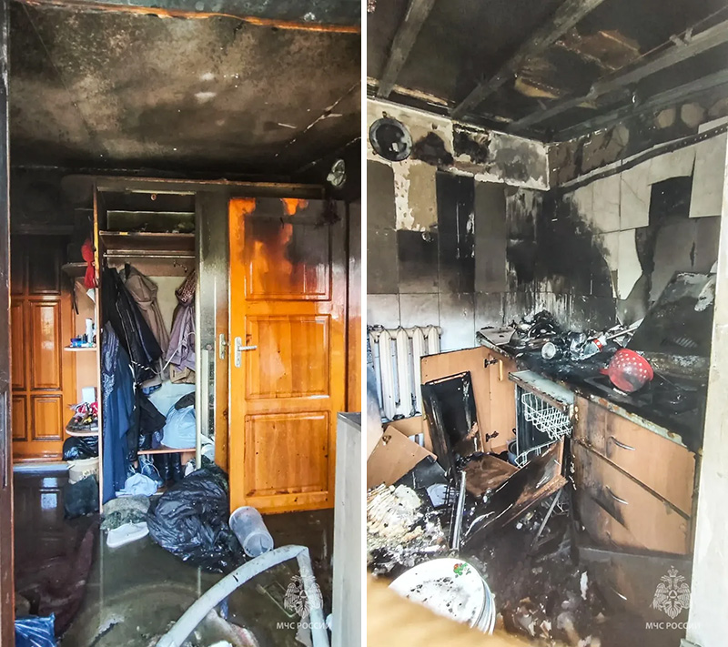 Сотрудники МЧС ликвидировали пожар в частном доме в Балаклаве